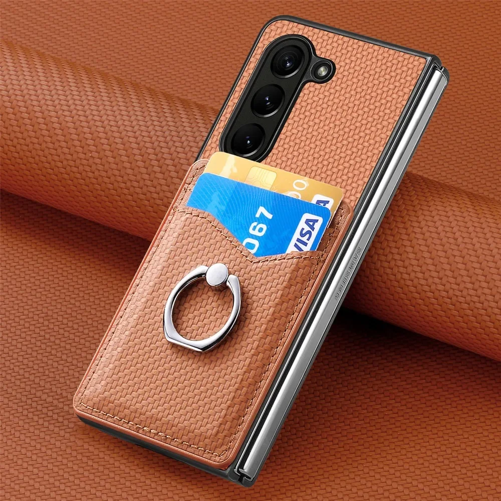 Leather Wallet Card Holder Phone Cover - Funda de cuero PU para teléfono
