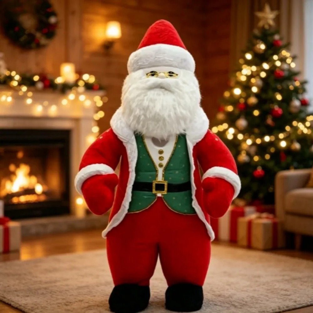 Chargers - Disfraz Inflable de Santa Claus, Tamaño