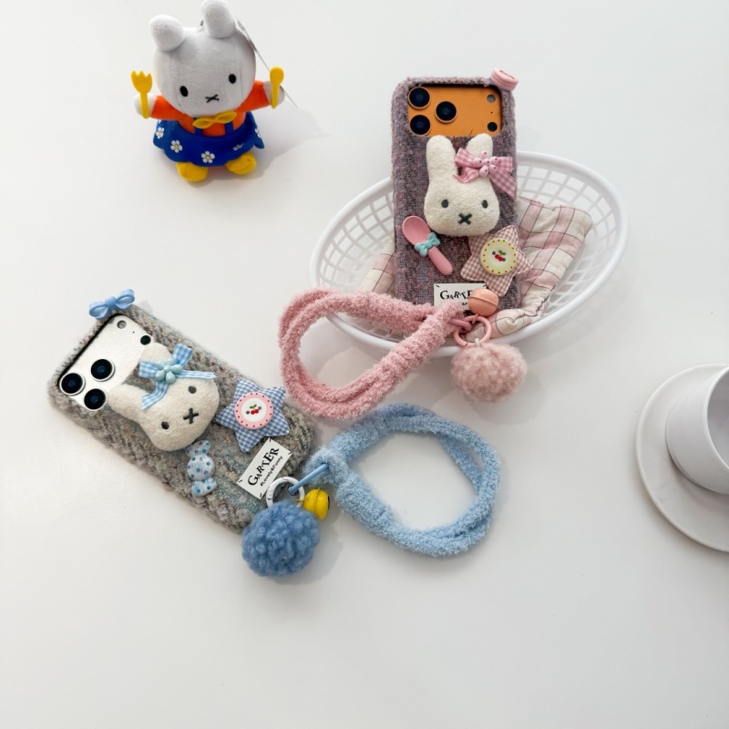  Funda de Teléfono con Diseño - Cute Cartoon Wrist Strap Silicone Case reseña y precio