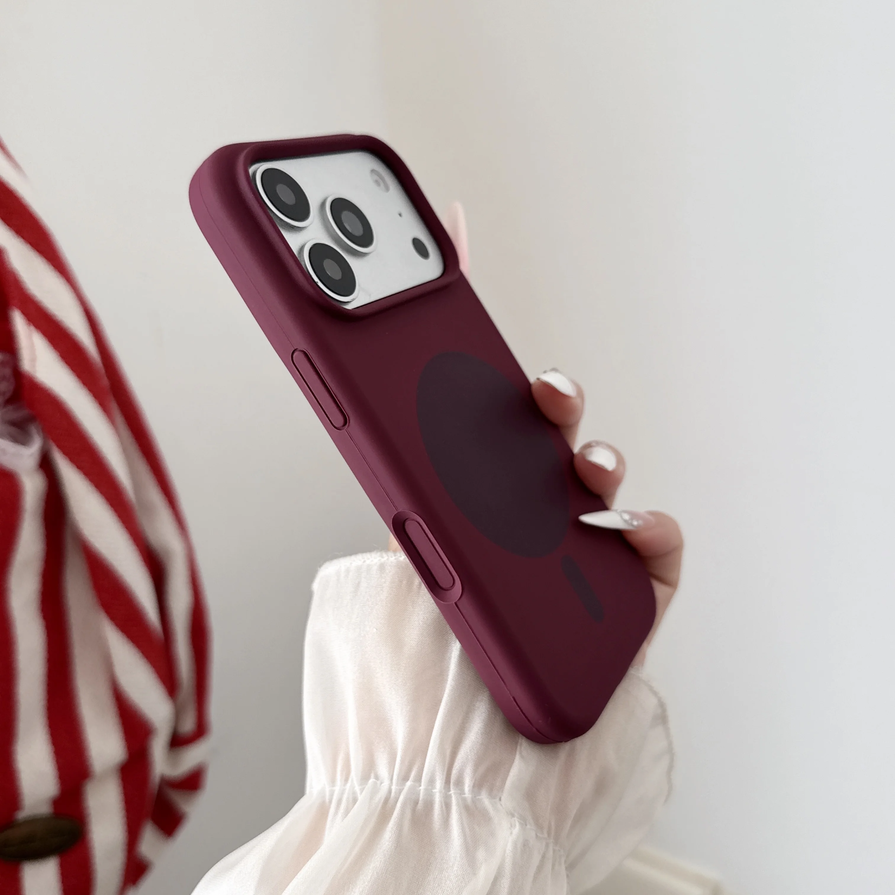 Funda de Silicona Líquida de C - Liquid Silicone Magnetic Phone Case reseña y precio