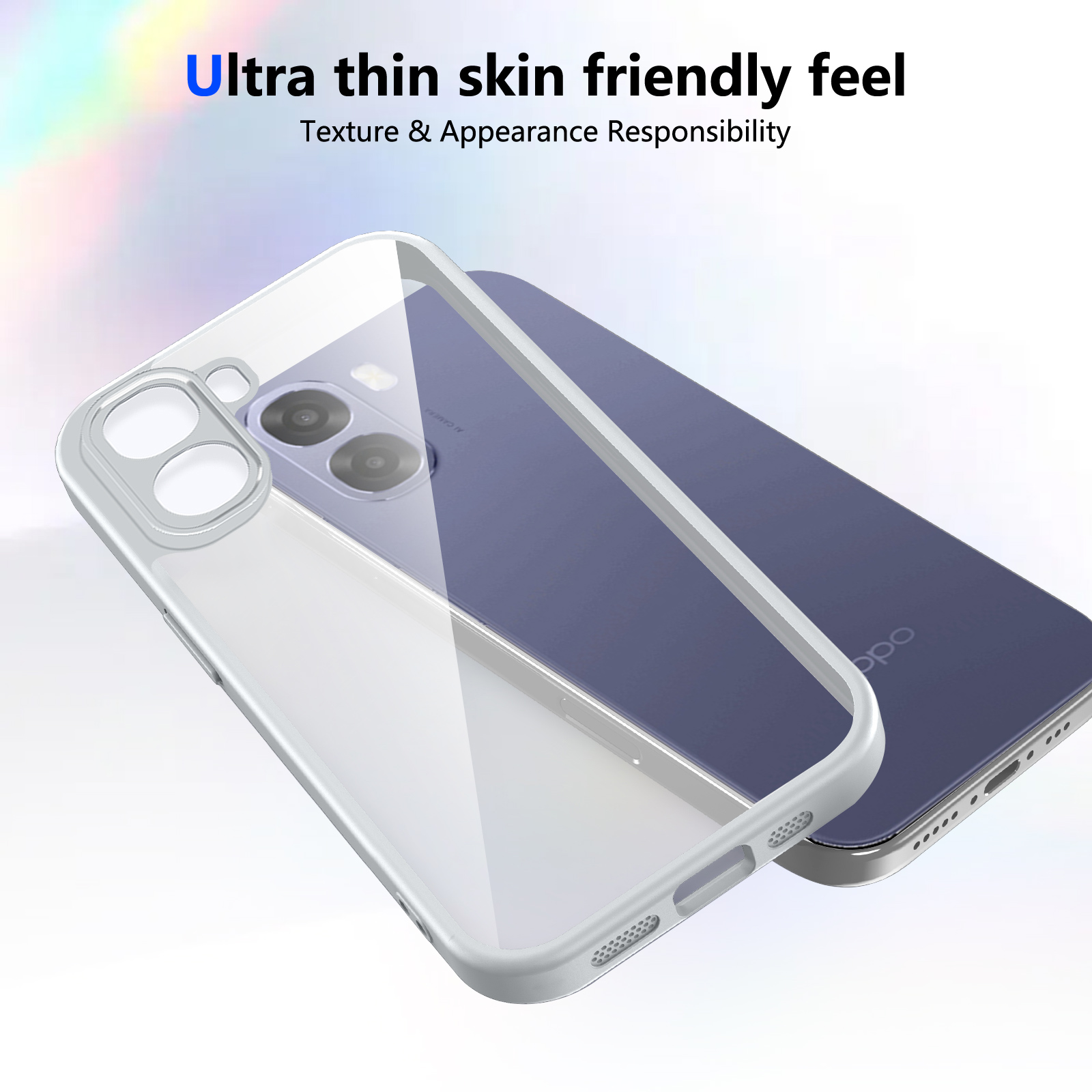 EUCAGR Oppo A6X 4G 5G CPH2819  - Matte Hard Pc Back Case reseña y precio